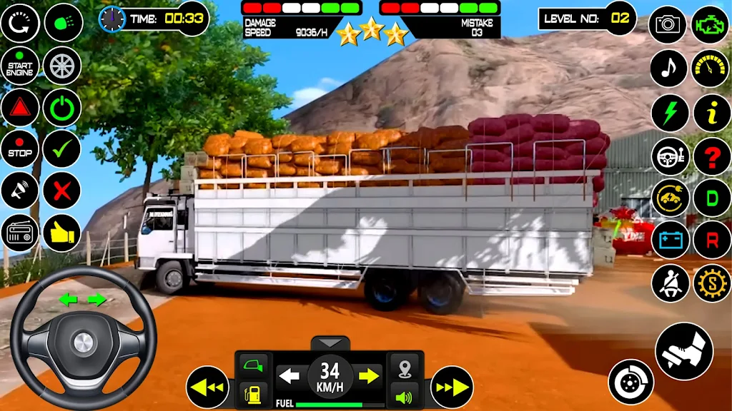 US Mud Truck Transport Game 3D Schermafbeelding 2