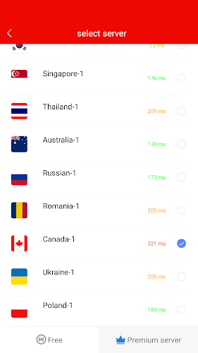 VPN Canada - CA Fast VPN ဖန်သားပြင်ဓာတ်ပုံ 1