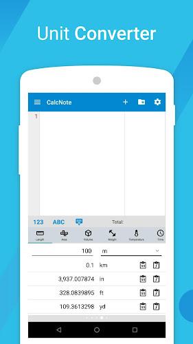 CalcNote - Notepad Calculator Zrzut ekranu 2