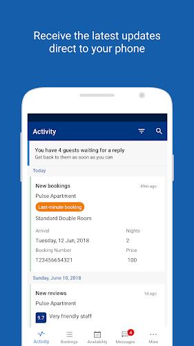 Pulse：Booking.com掲載施設向けアプリ スクリーンショット 0