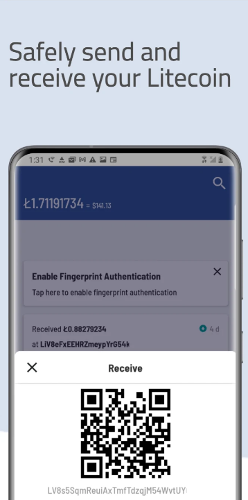 Litewallet स्क्रीनशॉट 0