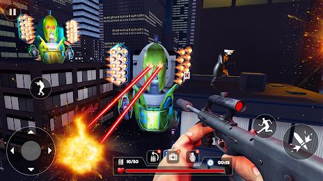 Toilet FPS Shooting Games: Gun Tangkapan skrin 1