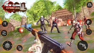 Zombie Games 3D - Gun Games 3D Zrzut ekranu 3