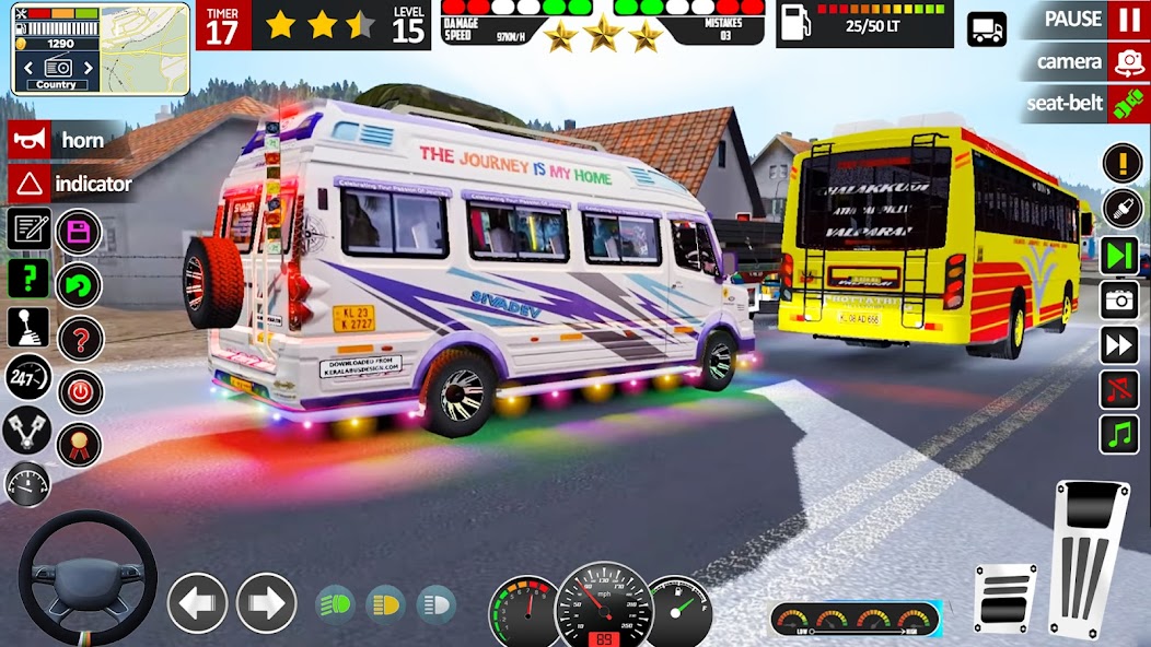 Coach Bus Driving- Bus Game Mod Captura de pantalla 3