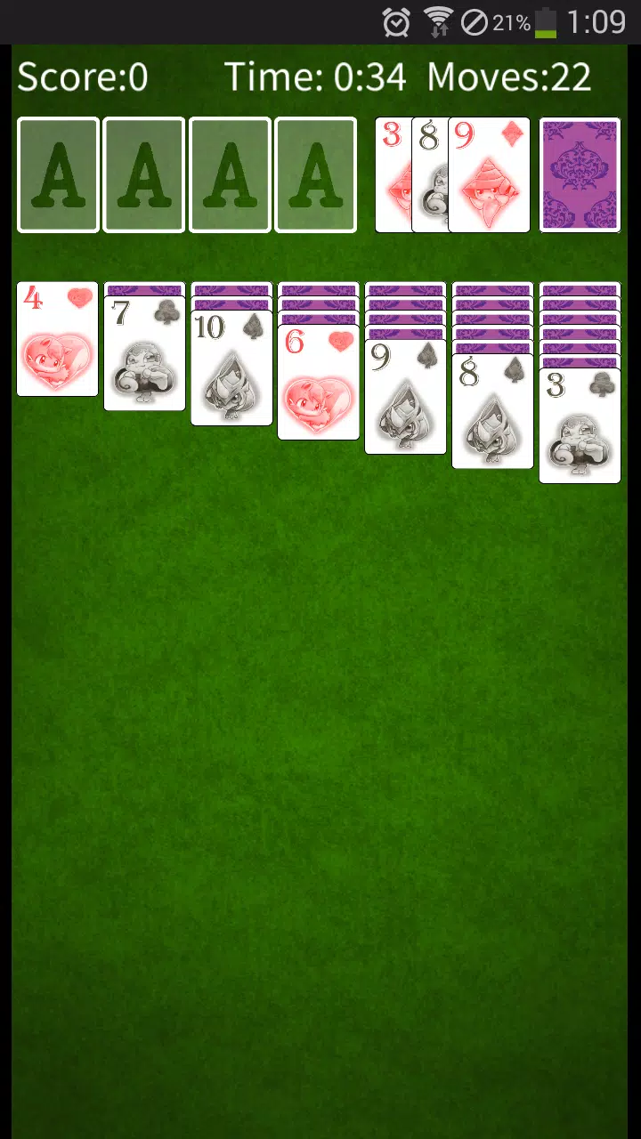 Solitaire Monsters Zrzut ekranu 3