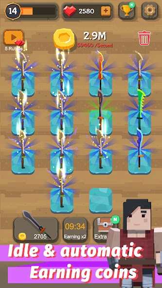 Schermata Merge Sword Mod 2