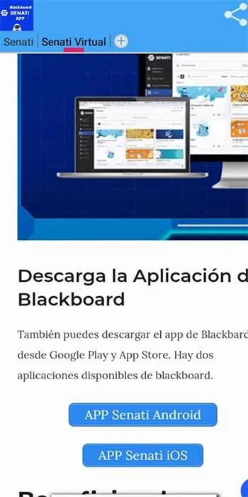 Senati Blackboard ဖန်သားပြင်ဓာတ်ပုံ 3
