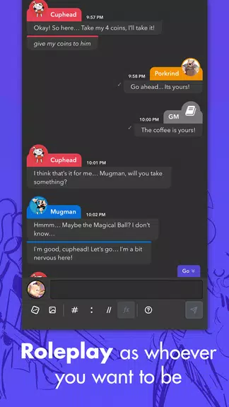 mRPG - Chat app to play RPGs应用截图第1张