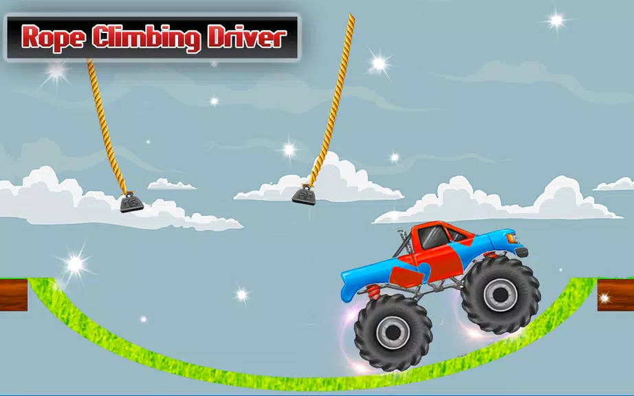 Rope Bridge Racer Car Game Tangkapan skrin 3