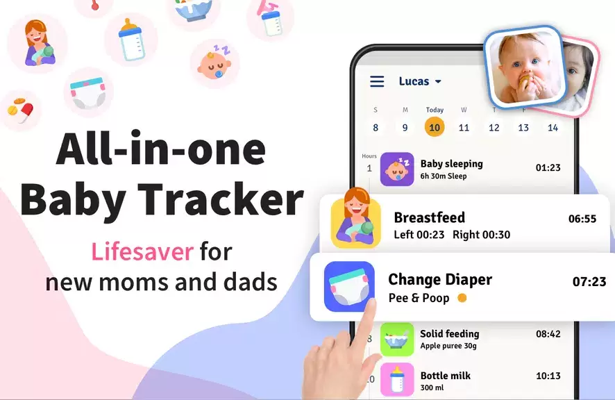 Baby Tracker - Breastfeeding 螢幕截圖 0