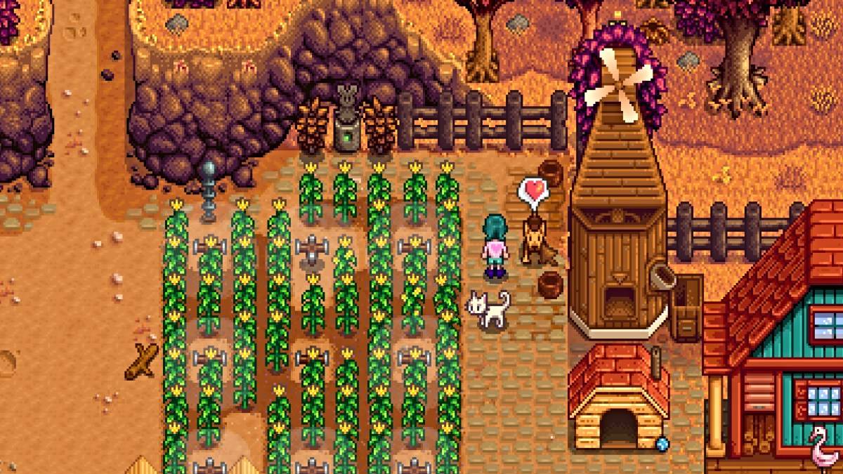 Pagtaas ng pagkakaibigan sa alagang hayop sa Stardew Valley