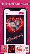 Romantic Photo Editor - Frames স্ক্রিনশট 1