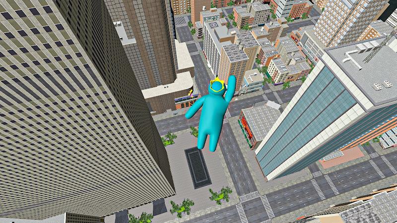 Rainbow Rope Hero Friends 3D Screenshot 2