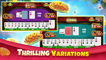 Indian Rummy Offline Card Game 스크린샷 2