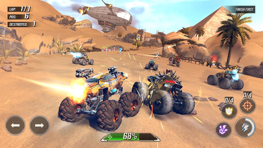 RACE: Rocket Arena Car Extreme Tangkapan skrin 0
