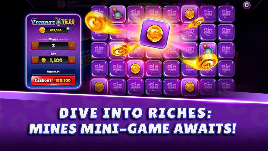 Gin Rummy Super - Card Game 螢幕截圖 1