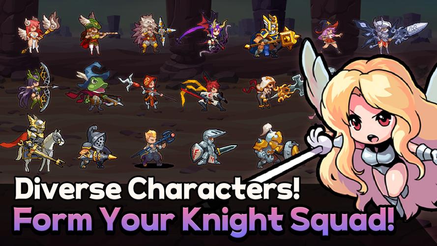 Rush! Knights : Idle RPG Screenshot 3