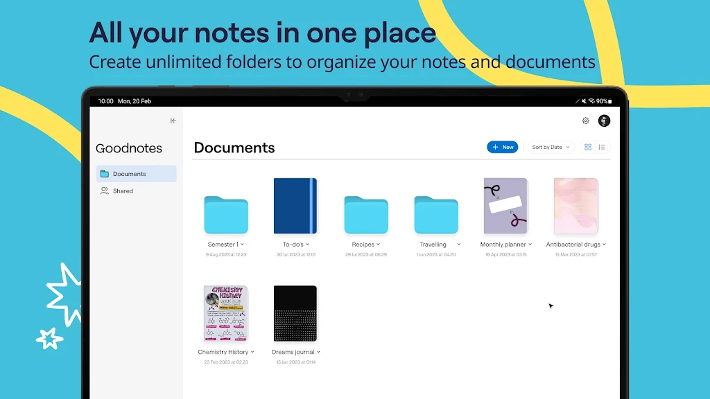 Goodnotes Captura de tela 1