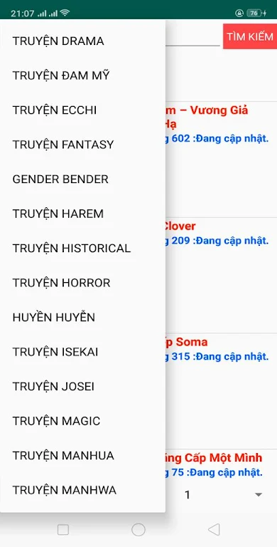 Truyen tranh online 3.0 Capture d'écran 1