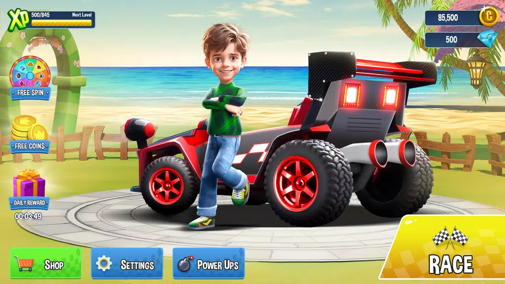 Mini Car Racing Game Legends Captura de pantalla 3