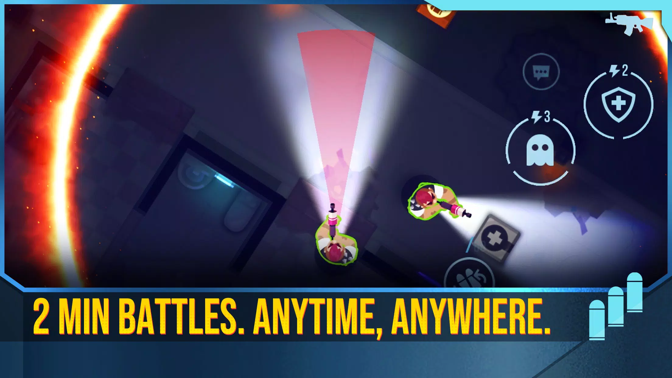 Bullet Echo India: Gun Game Schermafbeelding 1