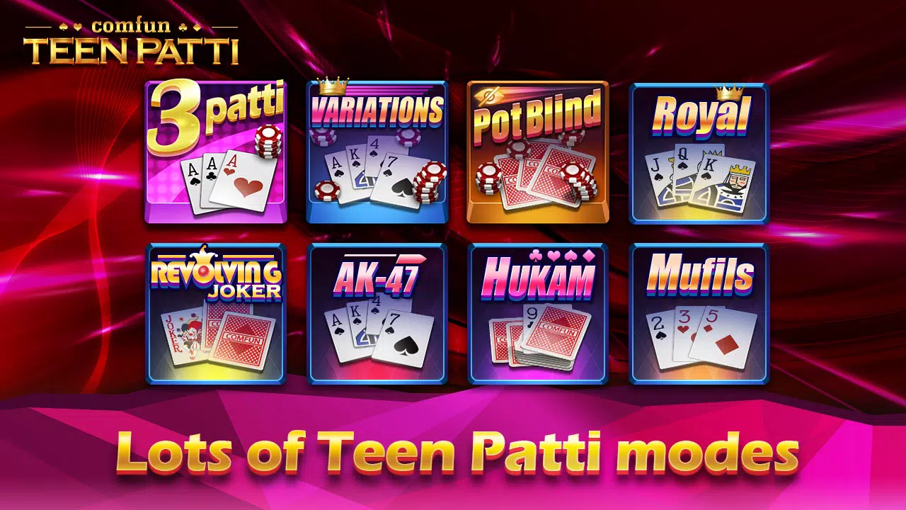 Teen Patti Comfun Card Online Ảnh chụp màn hình 1