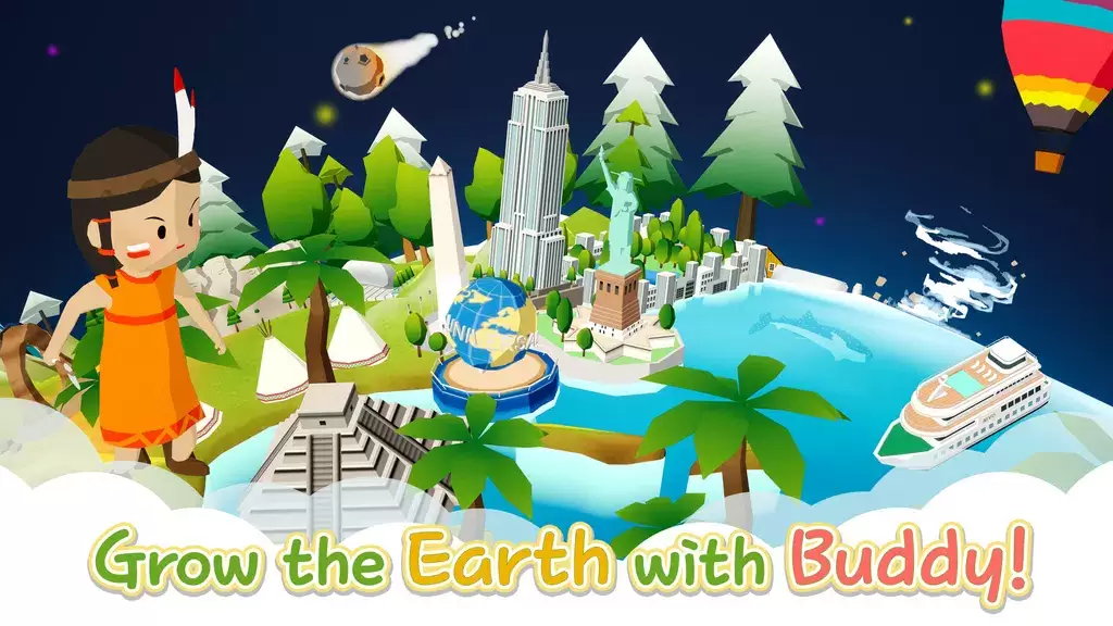 Save The Earth : Idle&Clicker Captura de pantalla 0