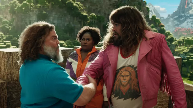 Jack Black bouwt Mansion op privé Minecraft Movie Server