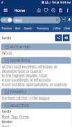 English German Dictionary Captura de pantalla 0