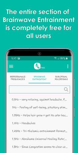 Ftones - Brainwaves, Binaural ဖန်သားပြင်ဓာတ်ပုံ 0