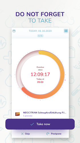 TOM: Pill Tracker & Med Timer Ảnh chụp màn hình 2