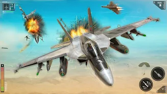 Combat Fighting Airplane Games ภาพหน้าจอ 1