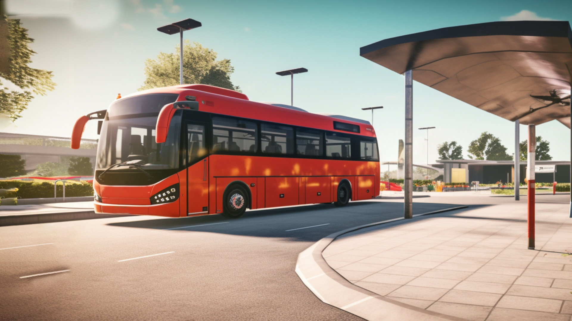 US Bus Simulator: 3D Bus Games 螢幕截圖 1