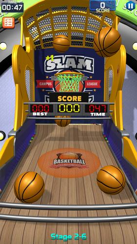 Flick Basketball Stages Capture d'écran 2