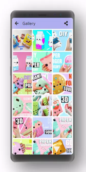 Paper Squishy Ideas Ekran Görüntüsü 1