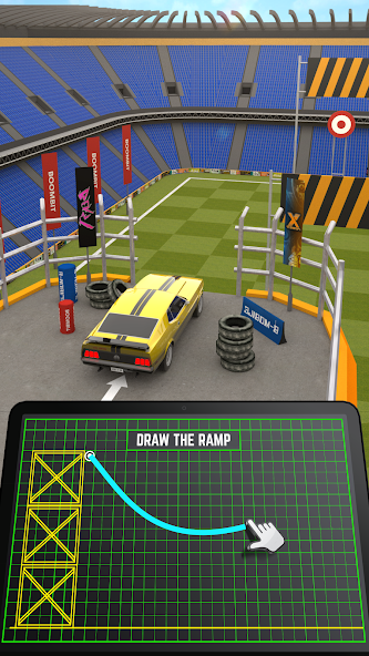 Ramp Car Jumping Mod ဖန်သားပြင်ဓာတ်ပုံ 3