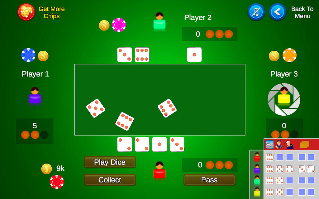 Schermata Dice Games For All 3