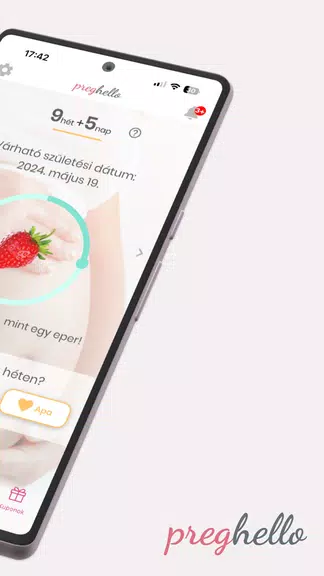 PregHello – terhességi app Ảnh chụp màn hình 1