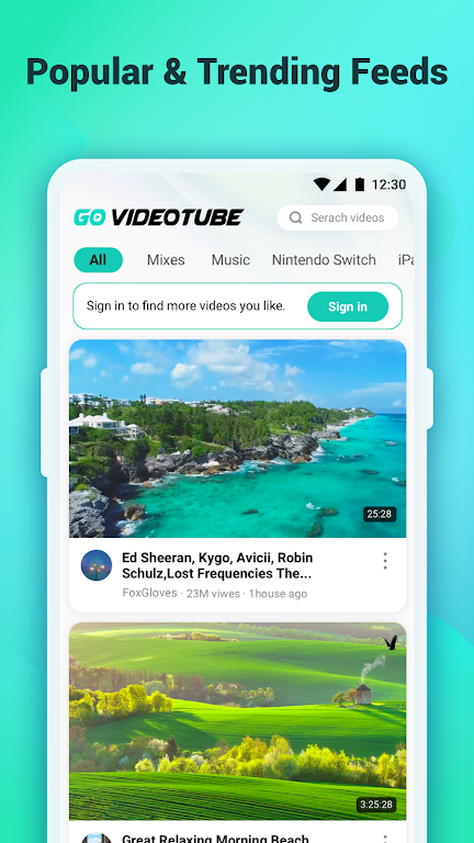 Go VideoTube Ekran Görüntüsü 1