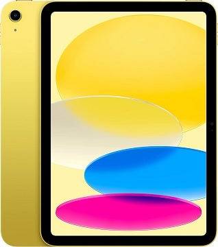 Apple iPad 10th Gen em amarelo