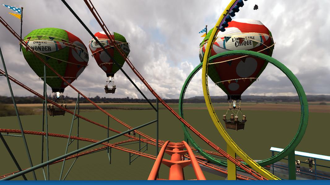 Crazy RollerCoaster Simulator Captura de tela 0