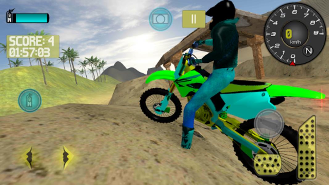 Motocross Desert Simulator Captura de tela 0