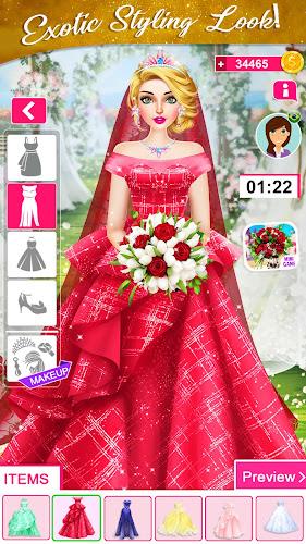 Wedding Dress up Girls Games ဖန်သားပြင်ဓာတ်ပုံ 2