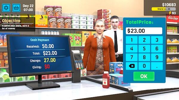 Manage Supermarket Simulator Ảnh chụp màn hình 2