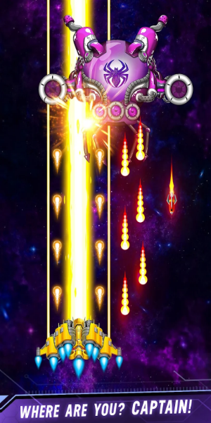 Space shooter - Galaxy attack ภาพหน้าจอ 1