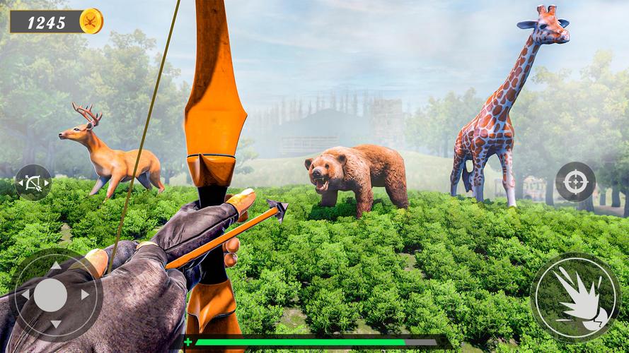 Animal Archery Hunting Games Ảnh chụp màn hình 2