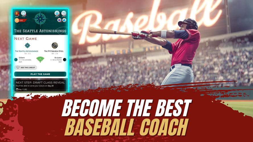 Astonishing Baseball Manager Ảnh chụp màn hình 0