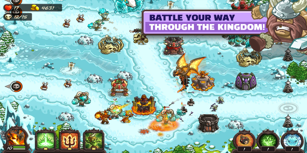 Kingdom Rush Vengeance TD Game Captura de tela 2