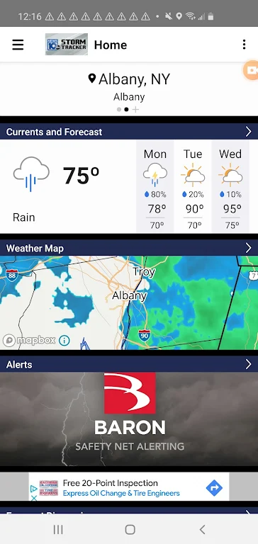 WTEN Storm Tracker - NEWS10 螢幕截圖 0