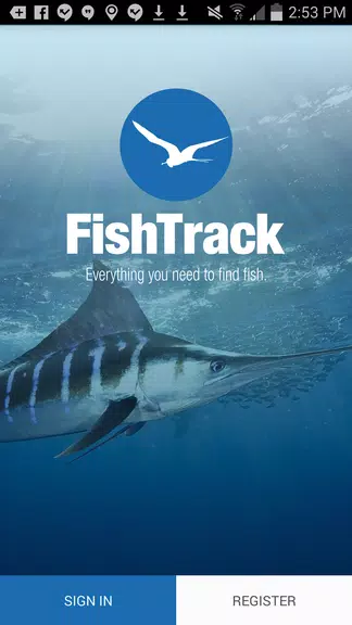 FishTrack - Fishing Charts ဖန်သားပြင်ဓာတ်ပုံ 0